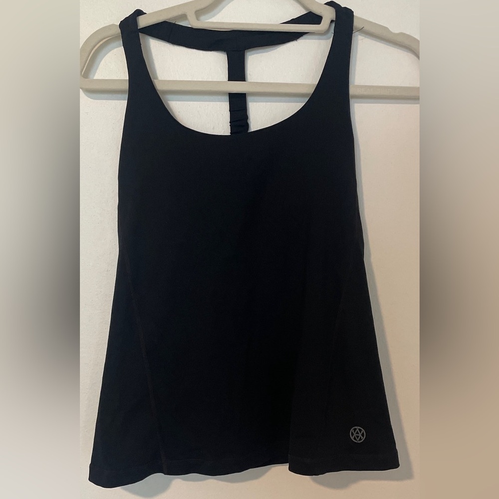 CAbi Activewear Black Tank Sports Bra Small